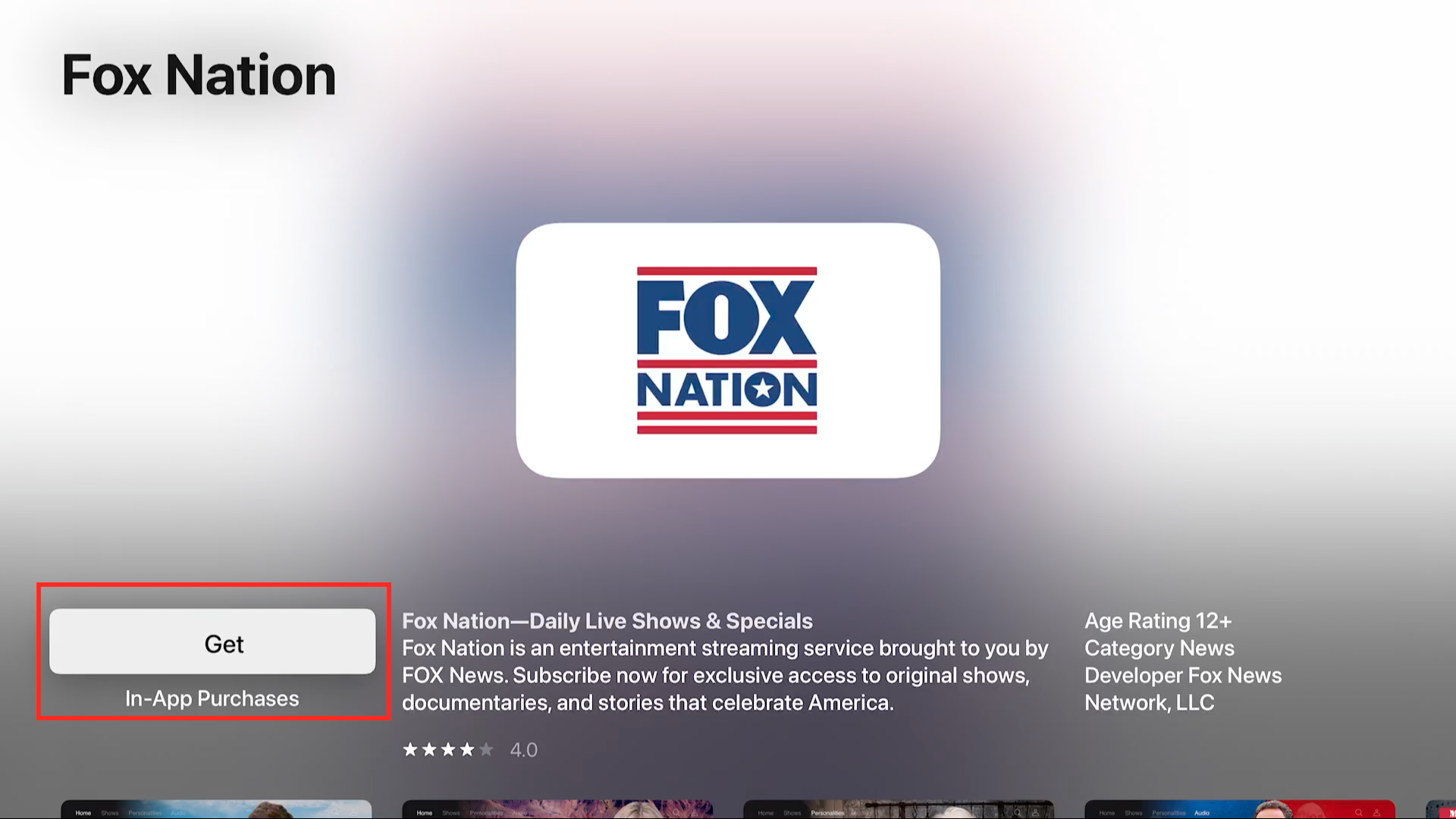 How Do I Watch Fox Nation On Apple Tv 