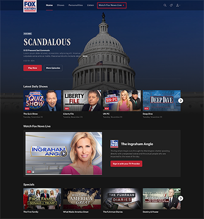 Fox nation app new arrivals